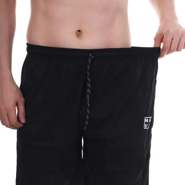 Black_Casual_Comfort_Sports_Shorts_For_Men_&_Women