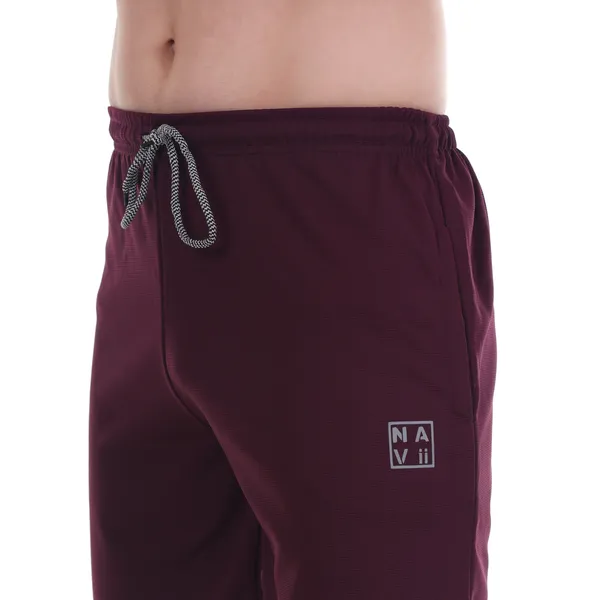 Wine_Soft_Touch_Casual_Shorts_For_Men_&_Women
