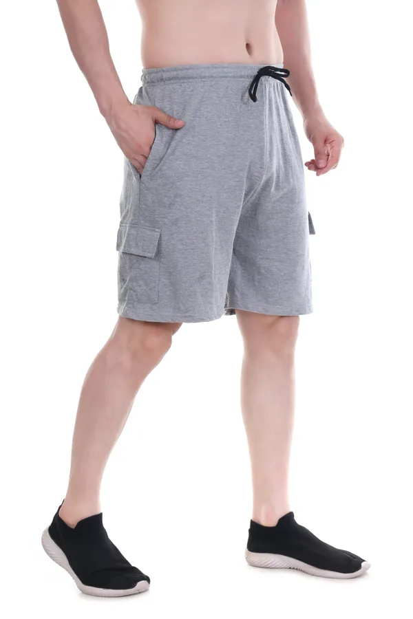 Light_Grey_Trendy_Athletic_Fit_Shorts_For_Men_&_Women