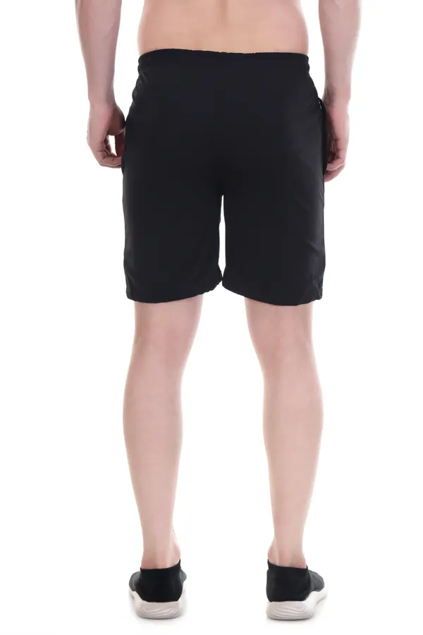 Black_Durable_Cotton_Blend_Shorts_For_Men_&_Women