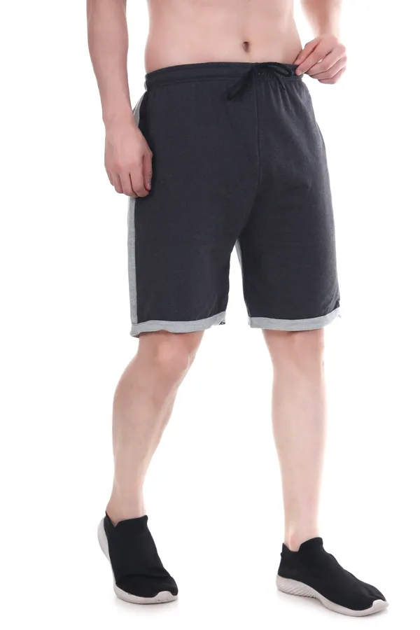Dark_Grey_Classic_Fit_Sports_Shorts_For_Men_&_Women