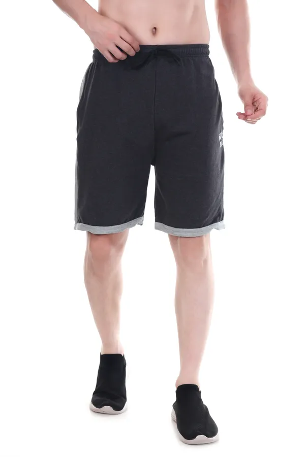 Dark_Grey_Classic_Fit_Sports_Shorts_For_Men_&_Women