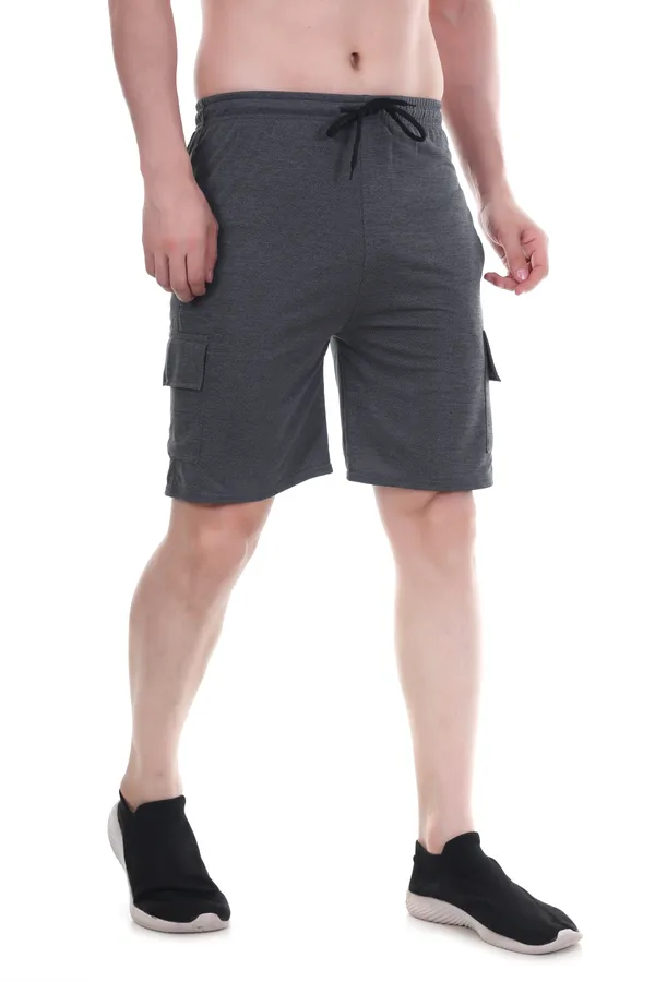 Dark_Grey_Breathable_Mesh_Sports_Shorts_For_Men_&_Women