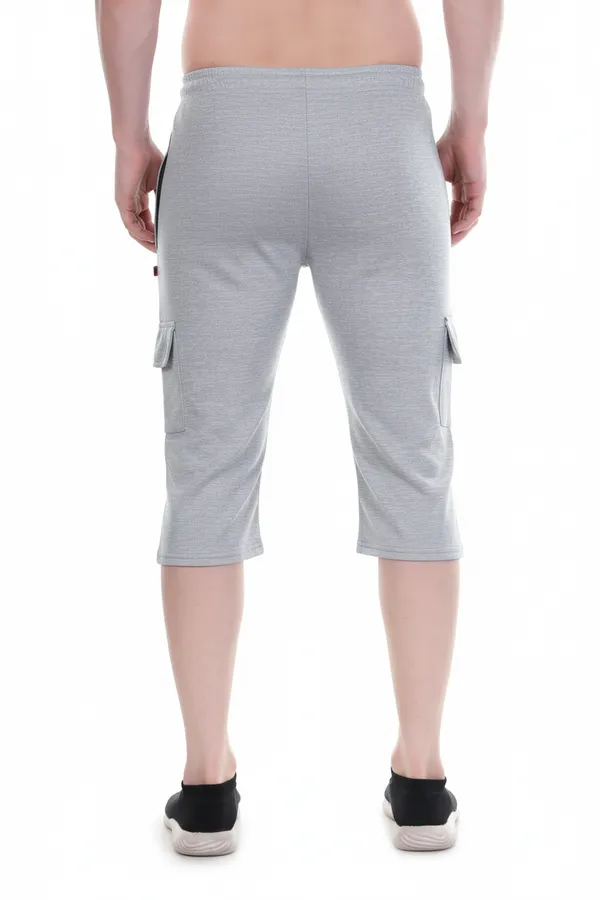 Ligh_Grey_Street_Style_Capri_Shorts_For_Men_&_Women