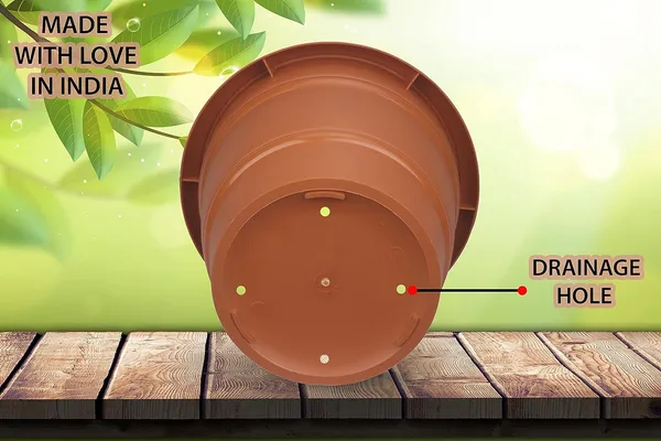 Pack_of_4_Brown_Round_Virgin_Plastic_Modern_Design_Durable_Plastic_Plant_Pot_For_Gardening__(Xl_(14_X_16_Inch))