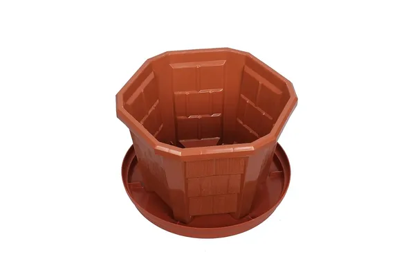 Brown_Hexagonal_(Pack_Of_4)_Modern_Design_Durable_Plastic_Plant_Pot_For_Gardening_(With_Plate)_(Xxl)