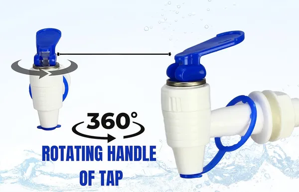 (PACK_OF_2)_White_&_Blue_Tap_For_Kent_and_All_Kind_Ro/Uv/Uf_Water_Purifiers_Fits_In_Every_Water_Purifier