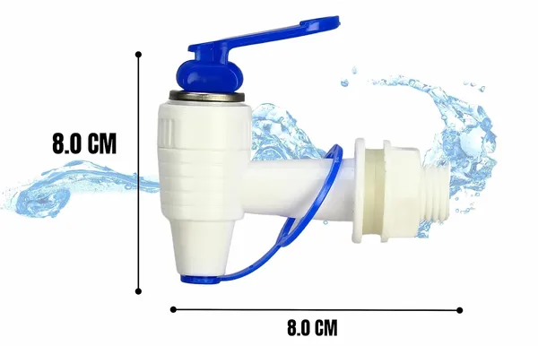 (PACK_OF_2)_White_&_Blue_Tap_For_Kent_and_All_Kind_Ro/Uv/Uf_Water_Purifiers_Fits_In_Every_Water_Purifier