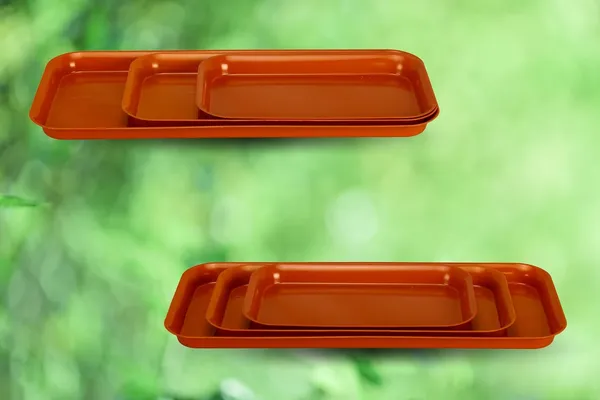 Pack_of_4_Brown_Bottom_Tray_(Plate/Saucer)_Suitable_For_Rectangular_Plastic_Pot_-_Terracotta_For_Home_Decor_&_Outdoor_Balcony_Garden_(Large_26_In)