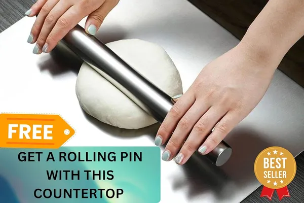 Silver_Homes_Stainless_Steel_Counter_Top_Board_for_Kitchen__Worktop_Platform_Round_Edge__for_Cutting_-_Chopping_Vegetables_Meat_Fish_Fruits_(Counter_TOP_XLarge_(45x60)_CM)