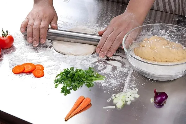 Silver_Homes_Stainless_Steel_Counter_Top_Board_for_Kitchen__Worktop_Platform_Round_Edge__for_Cutting_-_Chopping_Vegetables_Meat_Fish_Fruits_(Counter_TOP_XLarge_(45x60)_CM)