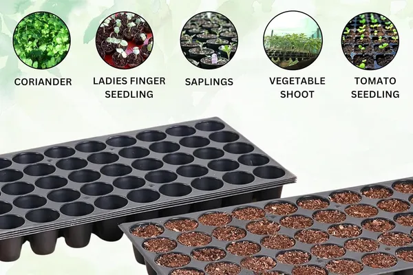 (Pack_Of_5)_Black_Germination_Seedling_Tray_-50_Big_Holes_Seedling_Treys_For_Plants_Seed_Trey_And_Plant_Tray_Reusable_Trays_For_Garden_Plantation_50_Big_Cavities_Tray_For_Seeding
