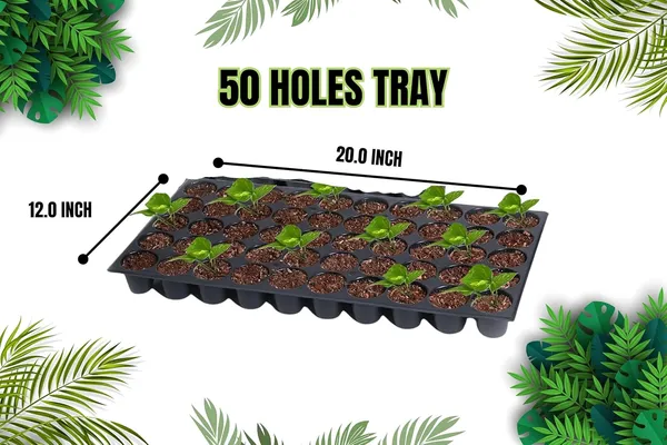 (Pack_Of_5)_Black_Germination_Seedling_Tray_-50_Big_Holes_Seedling_Treys_For_Plants_Seed_Trey_And_Plant_Tray_Reusable_Trays_For_Garden_Plantation_50_Big_Cavities_Tray_For_Seeding