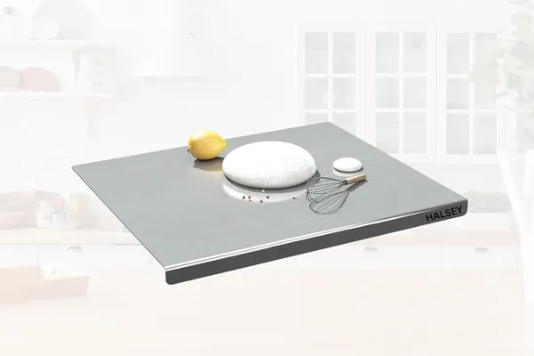 Silver_Stainless_Steel_Chopping_Board/Steel_Counter_Top_Board_for_Kitchen_with_Included_Rolling_Pin_(CT-Small)