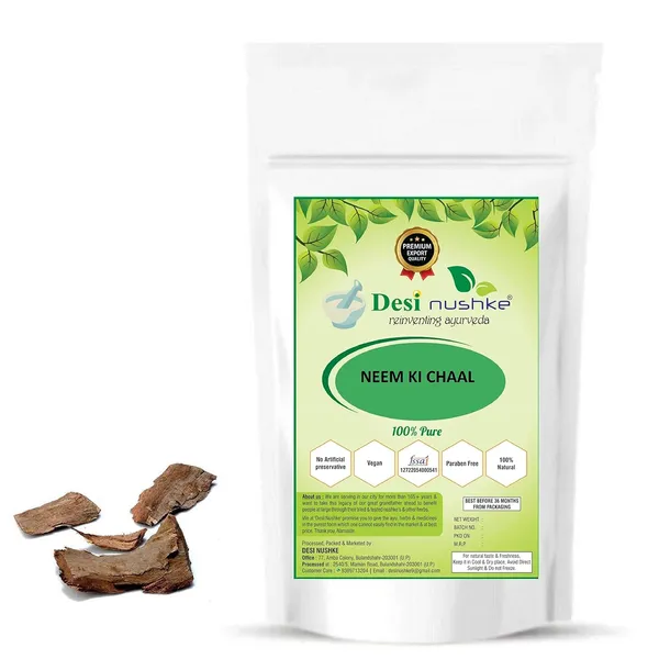 250_Gm_100%_Natural_Neem_Ki_Chaal_Ka_Powder_|_Useful_In_Tiredness,_Cough,_Fever,_Skin_Diseases,_Vitamin_Supplement_