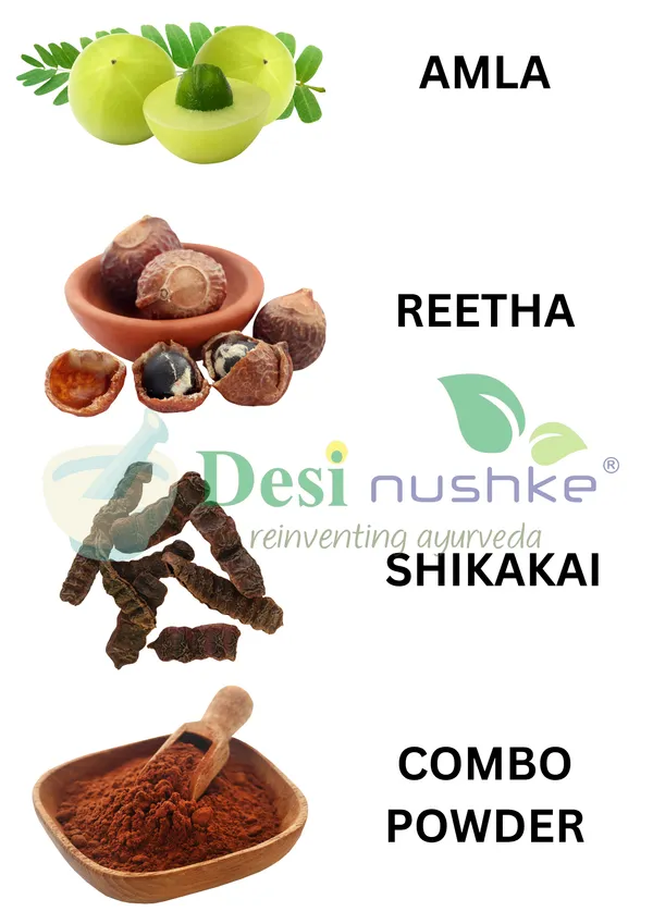 Organic_Amla,_Reetha_And_Shikakai_Powder_|_Helps_To_Control_Hair_Fall_And_Dandruff_|_|_Natural_Cleanser_|100%_Organic_Powder_:_300Gm