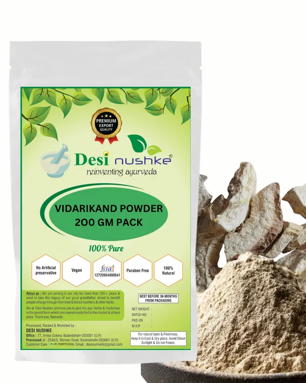 200_GM_Vidarikand_Powder_|_Pack_of_1_|_Vidarikand_Safed_Powder_|_100%_Sun_Dried_|_100%_Natural_&_Organic_|_100%_Pure