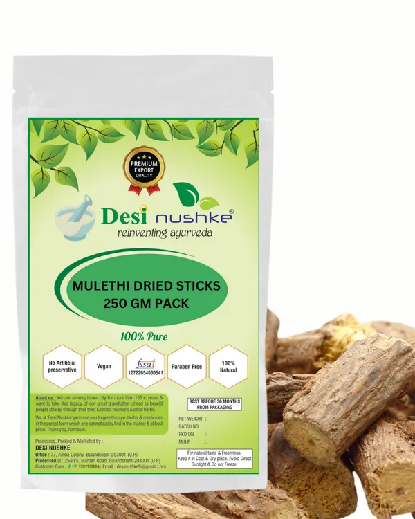 Mulethi_Dried_Sticks_|_250_GM_|_Pack_of_1_|_Helps_To_Control_Cholestrol_|_100%_Natural_&_Organic_|_100%_Pure