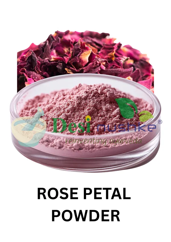 Organic_Rose_Petal_Powder_|_Pure_And_Natural_Double_Filtered_Rose_Petal_Powder_|_Face_Mask_For_Fairness,_Skin_Taning_And_Glowing_Skin_:_100Gm