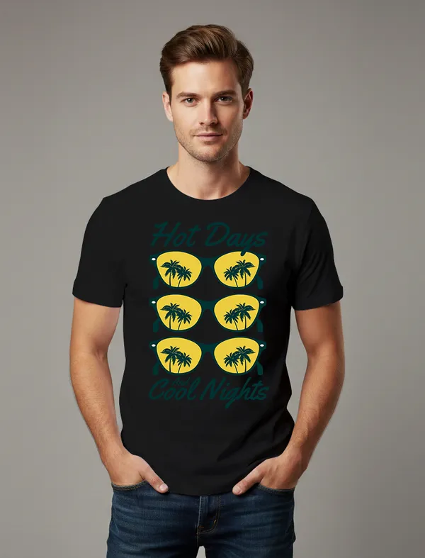 Hot_Days_Black_Half_sleeve_printed_T-shirt