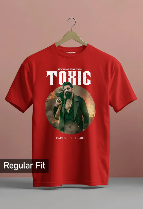 TOXIC_YASH_MOVIE_Red_Half_Sleeve_Printed_T-shirt_d5