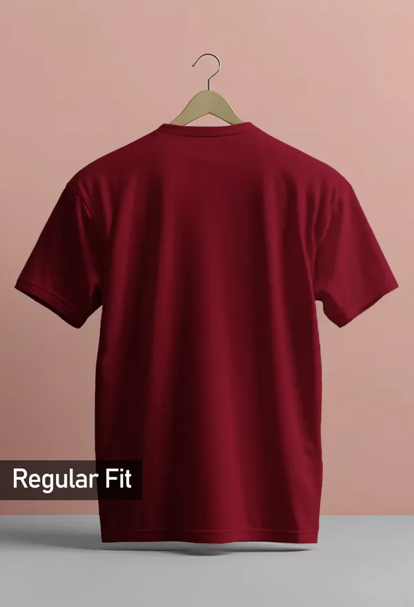 Cholo_Palai_Maroon_Half_sleeve_printed_T-shirt