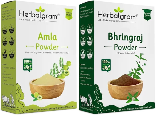 Pack_of_2_Natural_Amla_&_Bhringraj_Powder_For_Diy_&_Traditional_Use_(200_G)