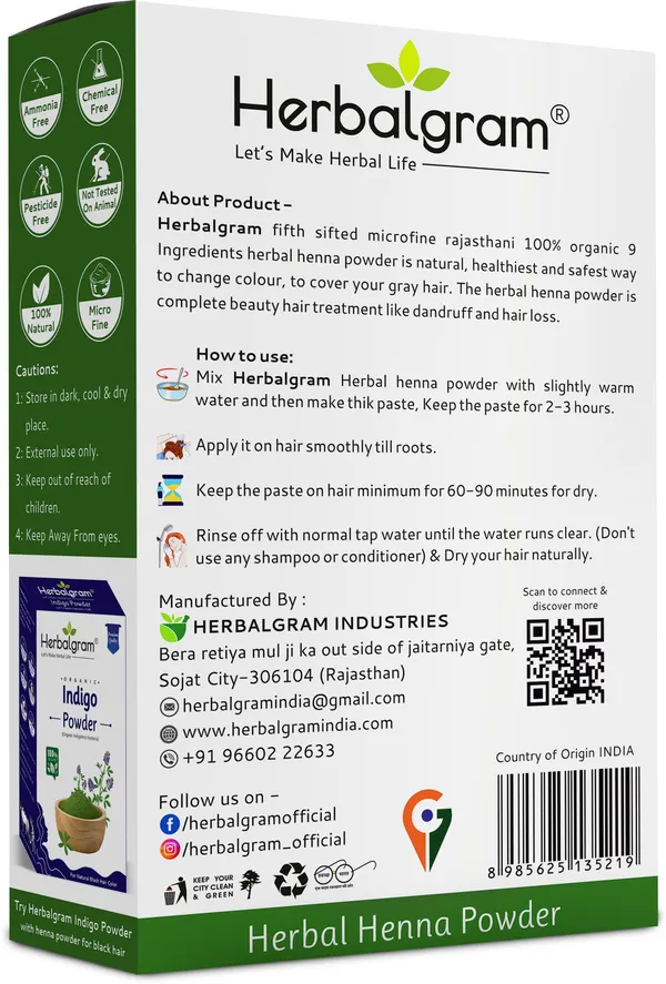 Rajasthani_Herbal_Henna_Powder_For_Hair_100%_Organic_(100_G)