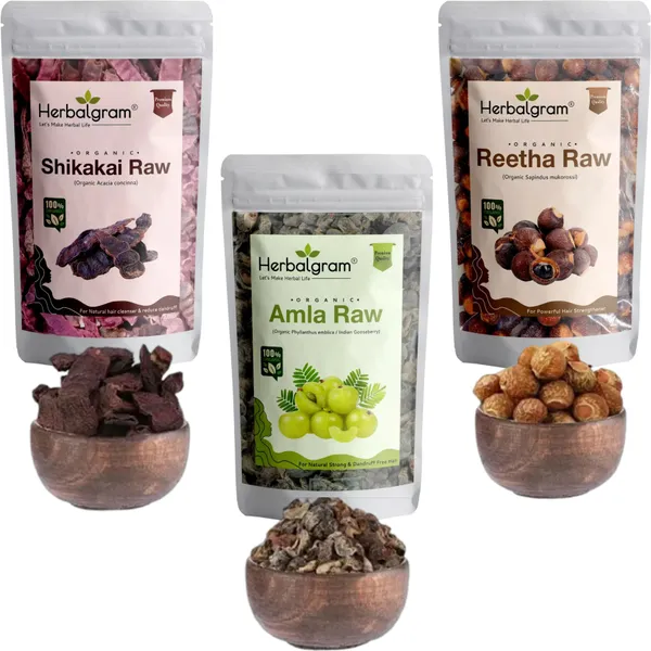 Pack_of_3_100%_Organic_Amla_Reetha_Shikakai_(Row_Form)_-_Combo__(300_G)