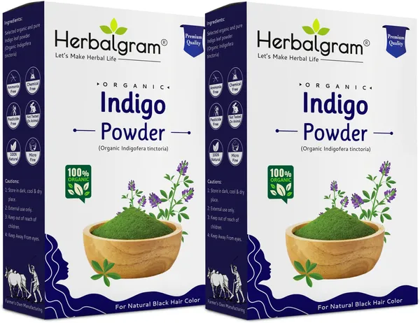 Pack_(Pack_Of_2)__(200_G)__Natural_Organic_Indigo_Powder_For_Black_Hair_Color_&_Hair_Care,_Combo