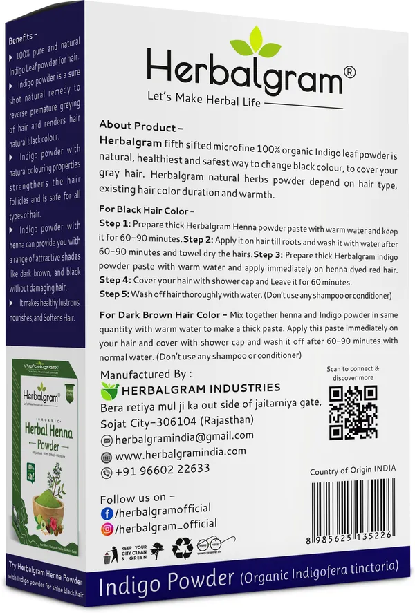 Pack_(Pack_Of_2)__(200_G)__Natural_Organic_Indigo_Powder_For_Black_Hair_Color_&_Hair_Care,_Combo