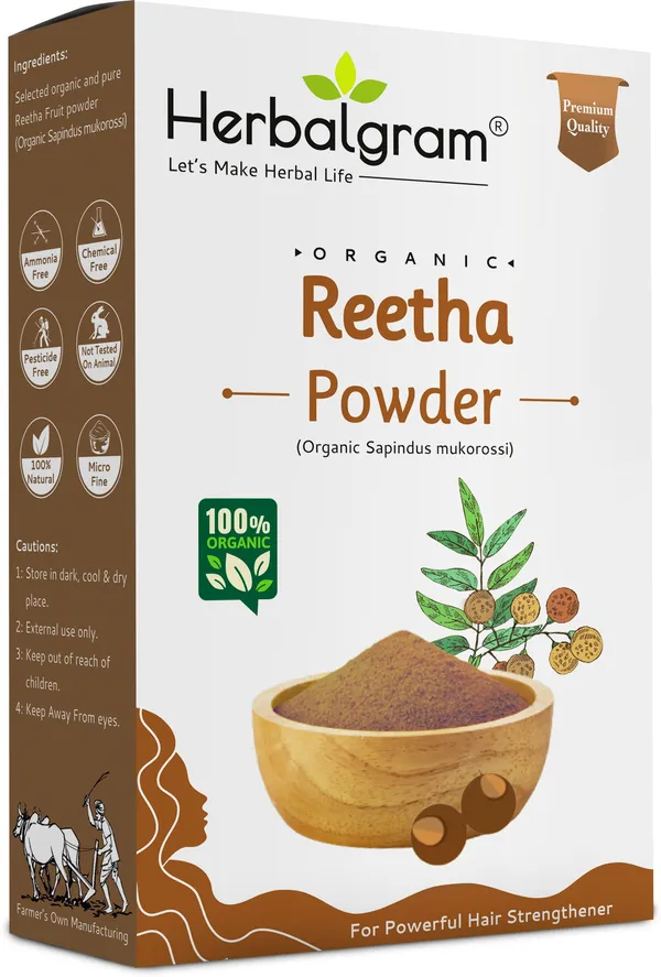 Pack_of_1_100%_Natural_&_Organic_Reetha_Powder_For_Hair_Care_Mask_(100_G)