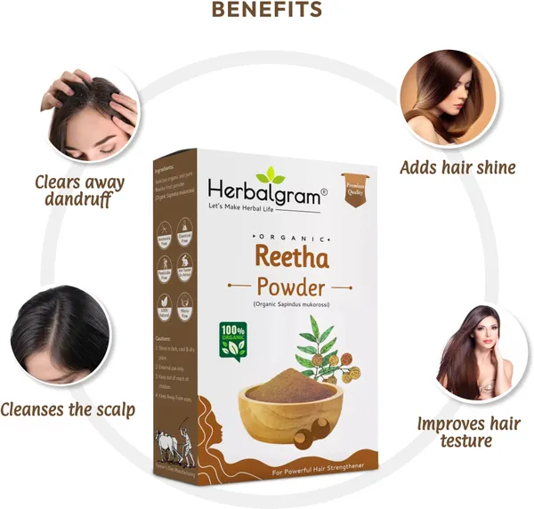 Pack_of_1_100%_Natural_&_Organic_Reetha_Powder_For_Hair_Care_Mask_(100_G)