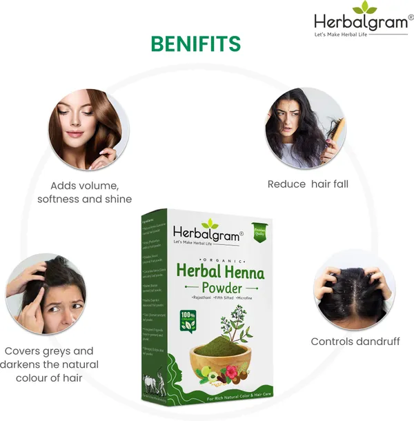 100%_Organic_Rajasthani_Combo_Herbal_Henna_Powder_For_Hair_(300_G)