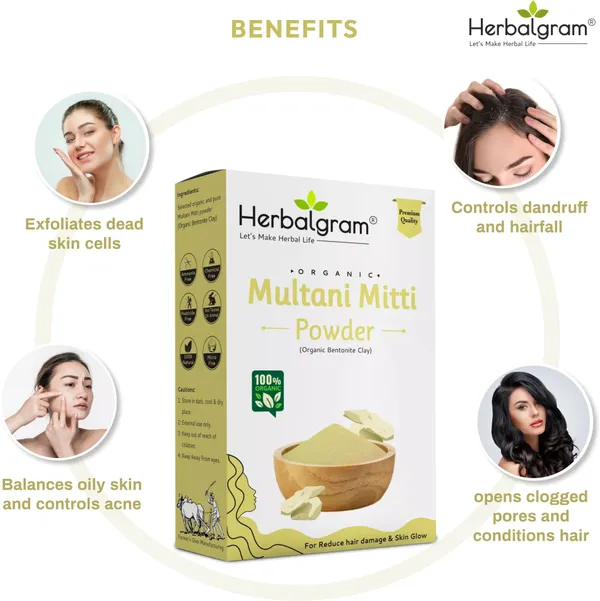 Pack_of_1_100%_Pure_Natural_&_Organic_Multani_Mitti_Powder_For_Skin_&_Hair_Care_(100_G)
