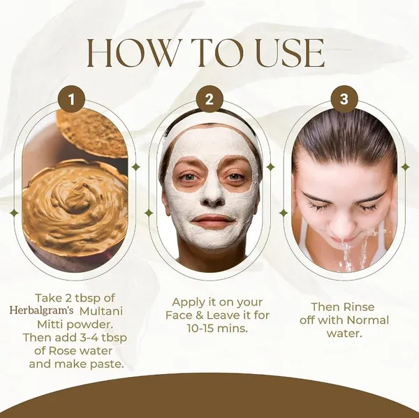 Multani_Mitti_Powder_100G_+_Rose_Water_120Ml_+_Brush_Combo_Face,_Skin_Glow_(250_G)