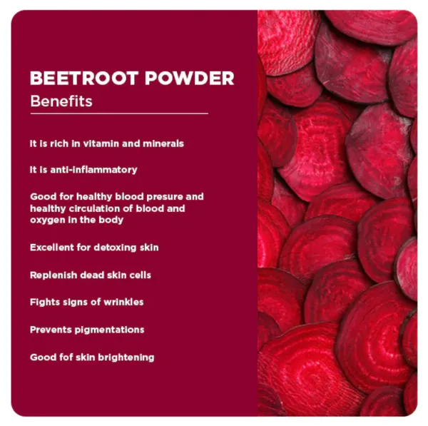 Pack_of_3_300gm_Beetroot_Multani_Mitti_Powder_Rose_water_120_ml_with_free_face_brush_for_face_pack_and_skin_brightening