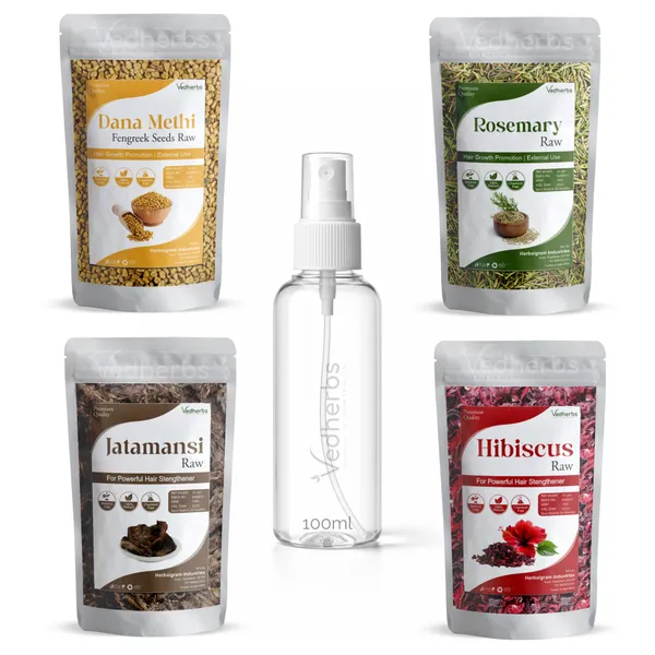 Pack_of_4_Rosemary_Dana_Methi_(Fenugreek_seeds)_Jatamansi_Hibisucs_Dried_for_hair_spary_DIY_free_spary_bottle_50gm_each