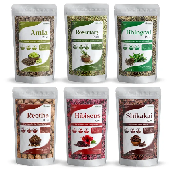 Pack_of_6_Amla_Reetha_Shikakai_Hibiscus_Bhringraj_Rosemary_50g_each_total_300gm
