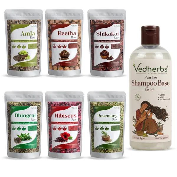 Pack_of_6_With_200ml_Shampoo_base_Amla_Reetha_Shikakai_Hibiscus_Bhringraj_Rosemary_50gm_each
