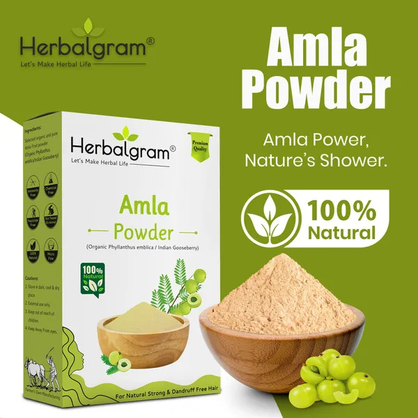 Pack_of_2_Pure_And_Natural_Amla_Powder_For_Hair_Additives_Free_(200_G)
