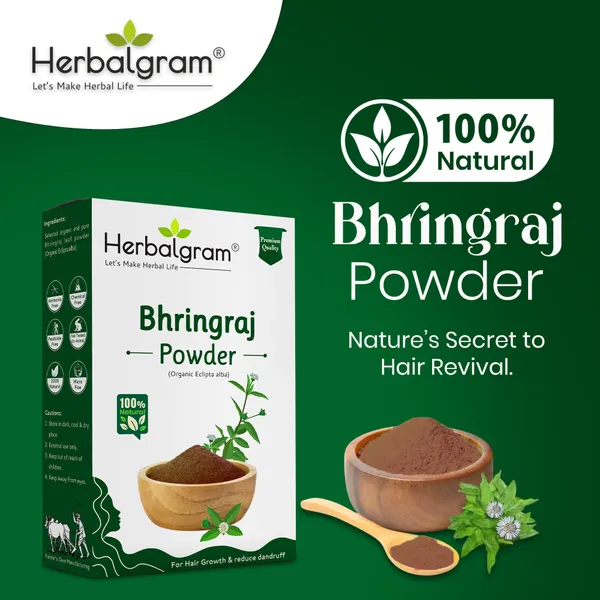 Pack_of_4_Pure_&_Natural_Bhringraj_Powder_Finely_Ground_From_Dry_Leaves_For_Diy_Hair_Masks_(400_G)_(Pack_Of_4)