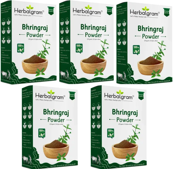 Pack_of_5_Pure_&_Natural_Bhringraj_Powder_Finely_Ground_From_Dry_Leaves_For_Diy_Hair_Masks_(500_G)_(Pack_Of_5)
