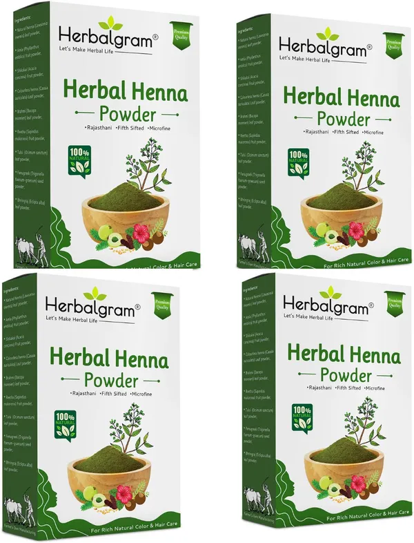 100%_Pure_&_Organic_Henna_Leaf_Powder_Fifth_Filtered_For_Hair_Color_&_Body_Art_(400_G)