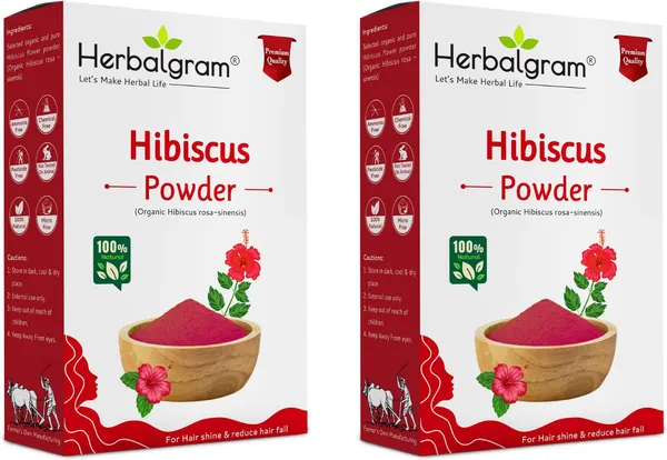 Pack_of_2__100%_Natural_Hibiscus_Powder_For_Hair_Finely_Milled_Dried_Hibiscus_Flower_(200_G)