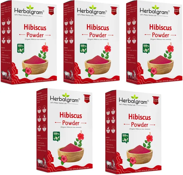 Pack_of_5_100%_Natural_Hibiscus_Powder_For_Hair_Finely_Milled_Dried_Hibiscus_Flower_(500_G)