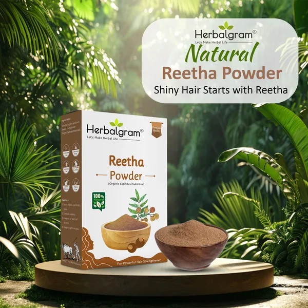 Pack_of_4_Reetha_Powder_Natural_Soapnut_Powder_Ideal_For_Hair_Cleansing_(400_G)