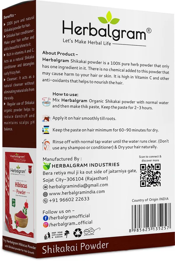 Pack_of_2_Pure_And_Natural_Shikakai_Powder_For_Hair_Ideal_For_Hair_Care_(200_G)
