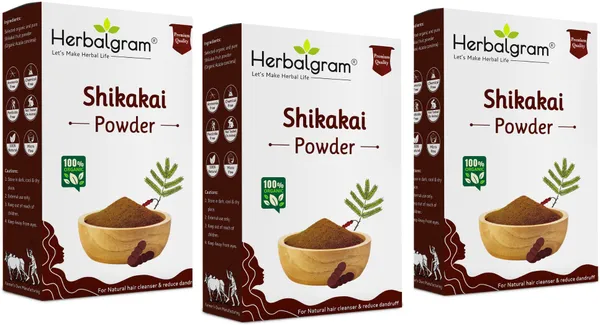 Pack_of_3_Pure_And_Natural_Shikakai_Powder_For_Hair_Ideal_For_Hair_Care_(300_G)