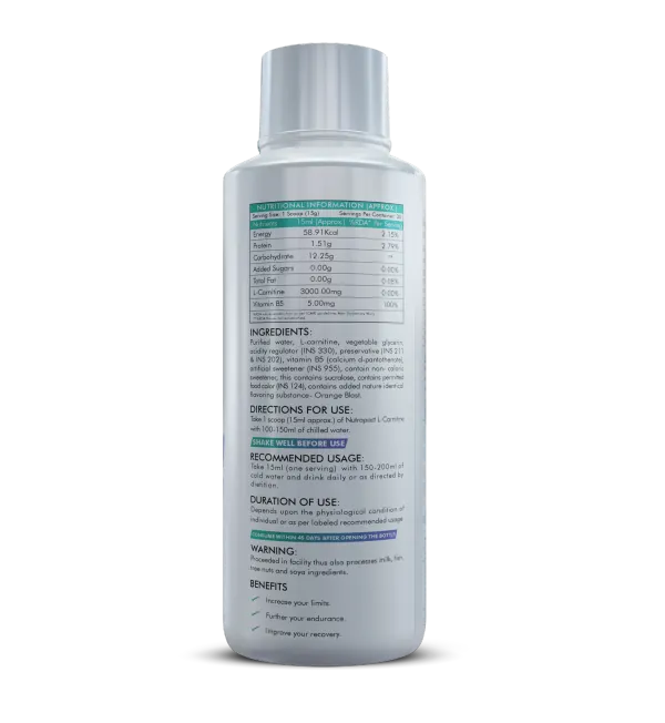 NutroPact_Liquid_Carnitine_|_Vitamin_B5_|_Orange_|_Boost_Cellular_Energy_|_Balance_Hormone_Naturally
